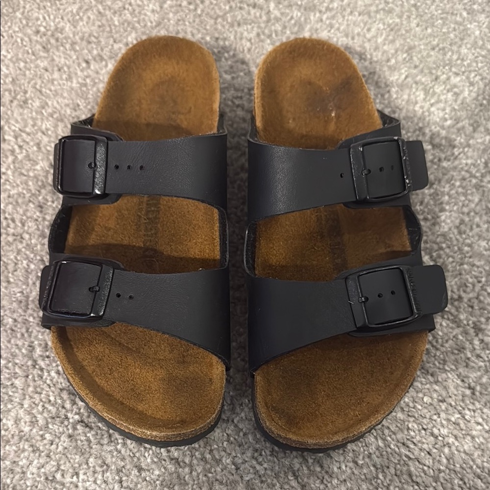 Kids Black Birkenstock Arizona Sandals